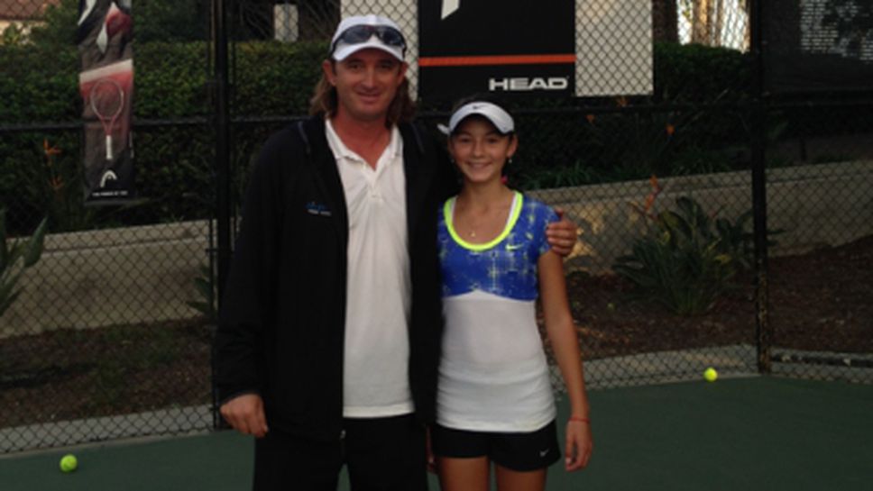 Тенис националка до 12 години се подготвя в „Dimitar Tennis Academy” в Калифорния