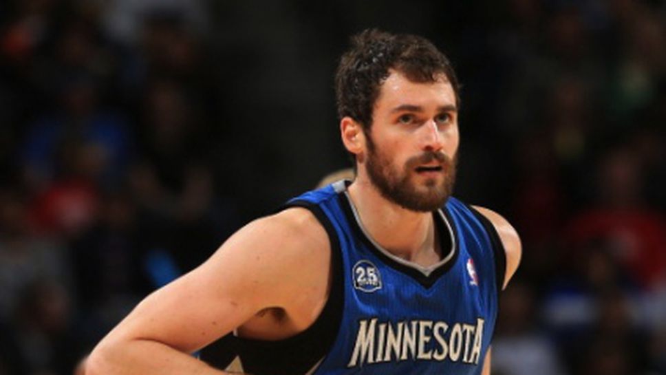 Кевин Лав изведе Минесота до победа над Бруклин