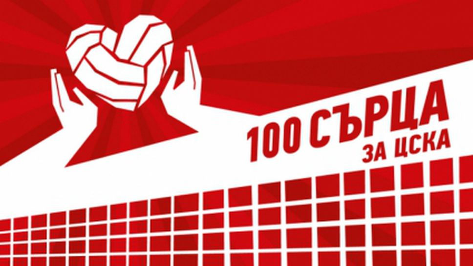 ВК ЦСКА организира благотворителен търг в рамките на кампанията „100 сърца за ЦСКА“