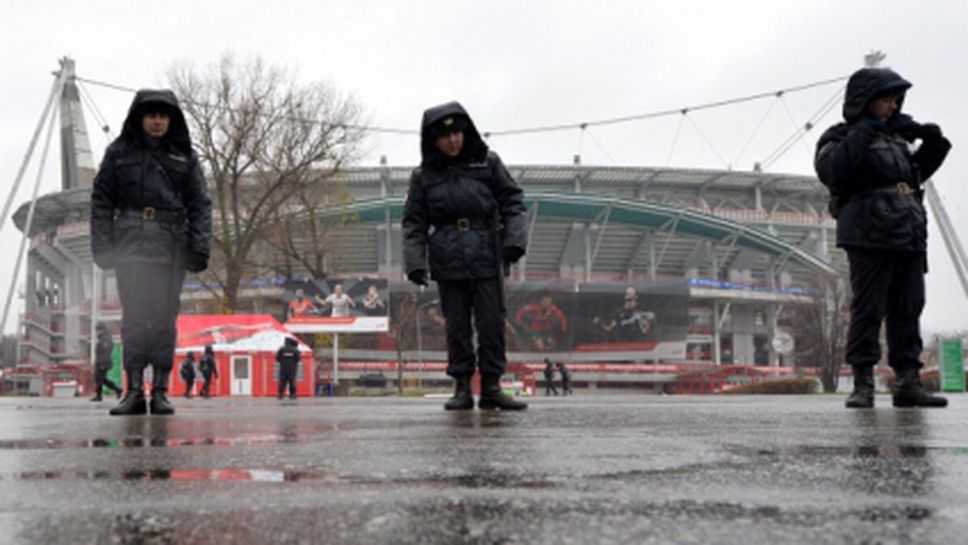 Убиха с лопата строител на стадион