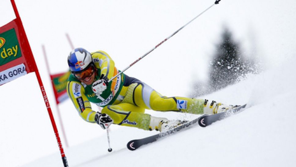 Свиндал триумфира на спускането в Бийвър Крийк