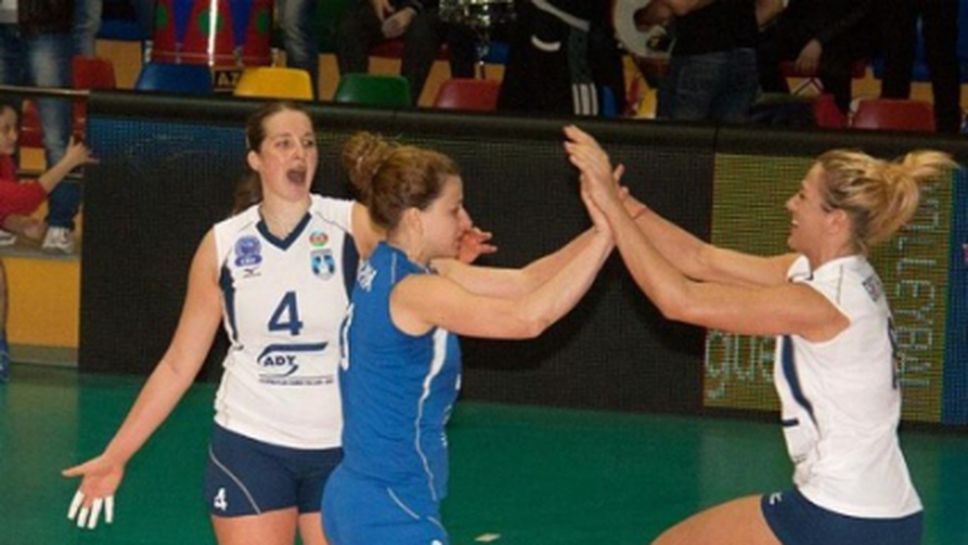 Локо (Баку) на Мария Филипова на 1/4-финал за Купата на CEV след ново 3:0