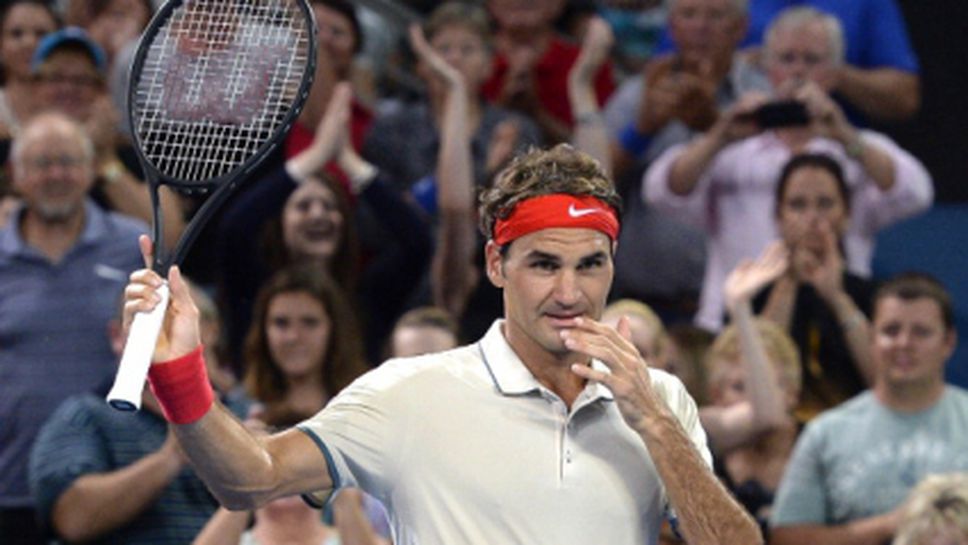 Роджър Федерер безмилостен в първия си мач за годината