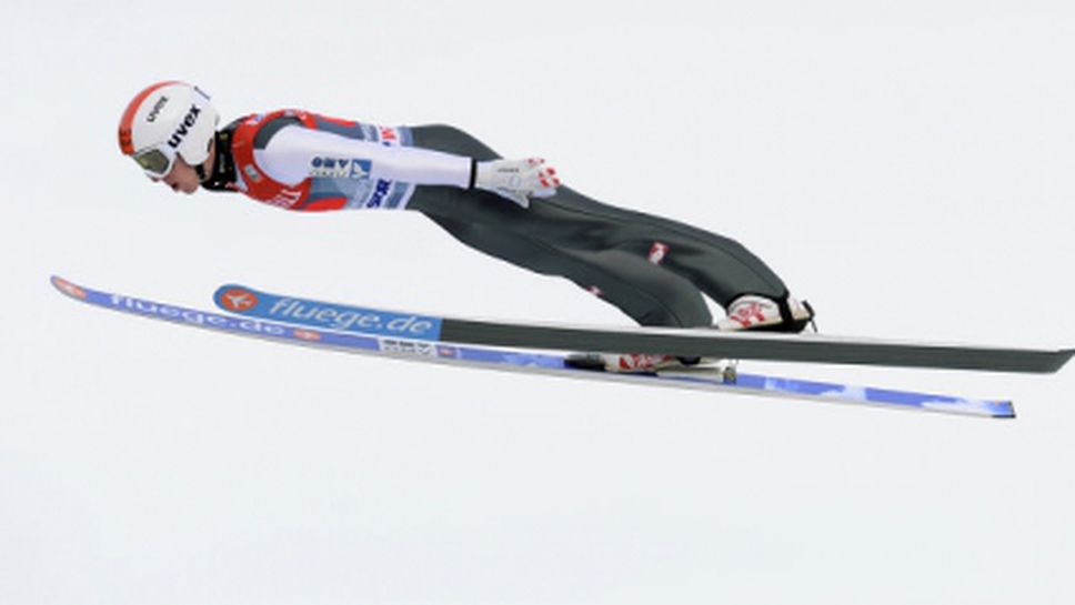 Томас Дитхарт спечели днешното състезание по ски-скок от Четирите шанци