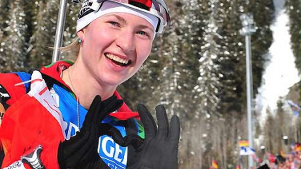 Домрачьова спечели спринта в Оберхоф, Десислава Стоянов взе точки