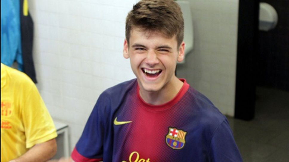 Синът на Тито Виланова вкара гол за юношите на Барса и го посвети на баща си (видео)