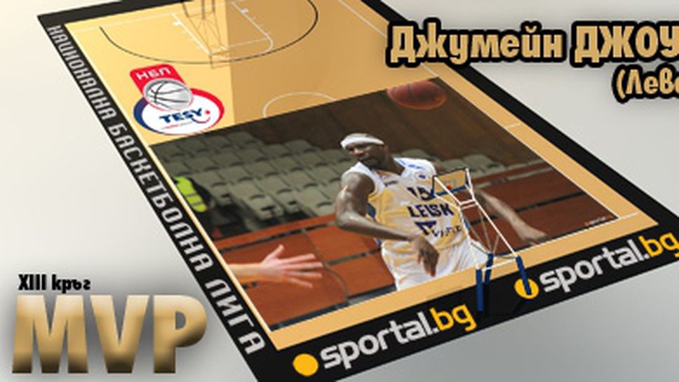 Джумейн Джоунс – MVP на XIII кръг на TESY НБЛ