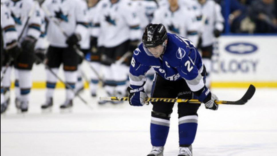 Мартен Сен Луи с четири гола за Тампа Бей срещу Сан Хосе