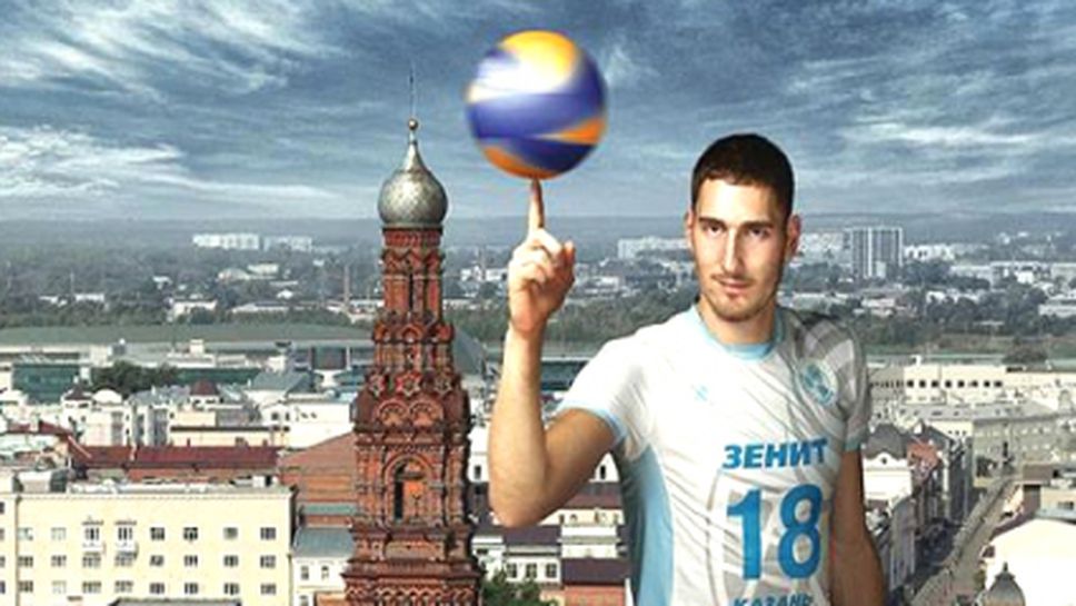 Волейболистите на Зенит (Казан) - гиганти в календара за 2014 година (ГАЛЕРИЯ)