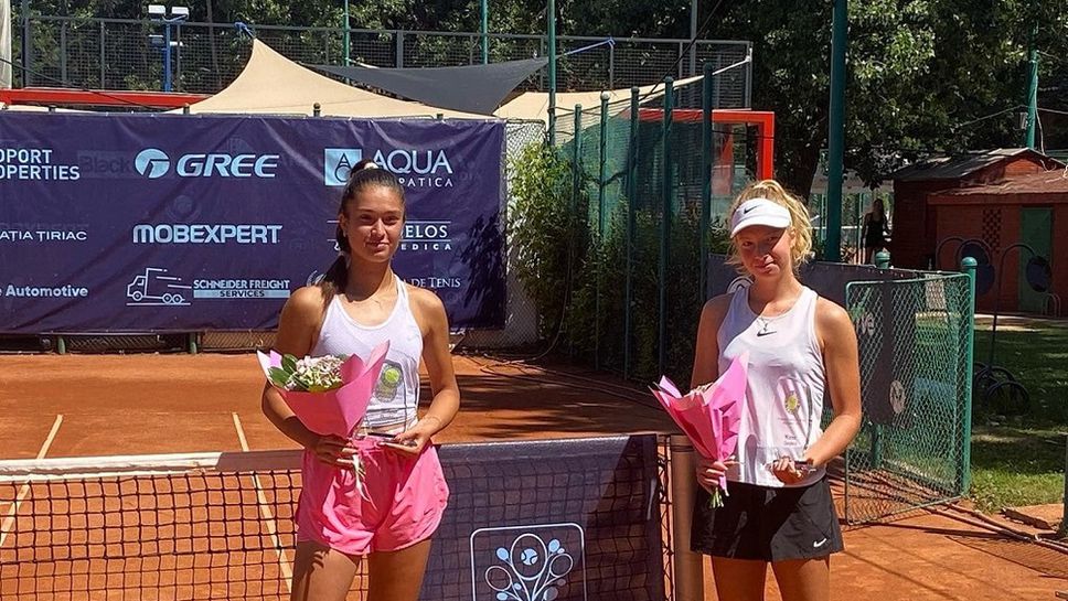Михаела Цонева триумфира с титлата на двойки на турнир в Букурещ