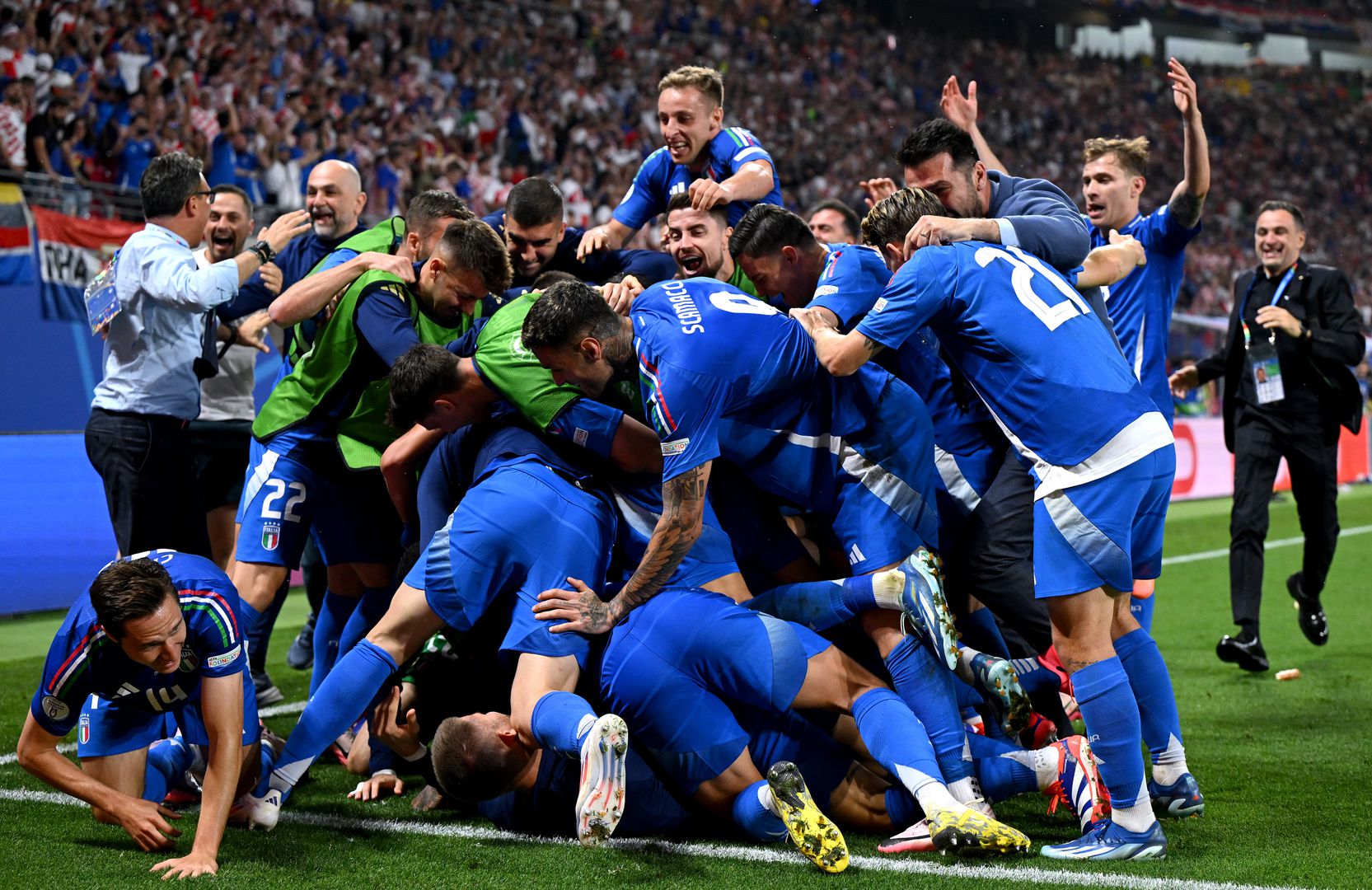 Евро 2024: Хърватия - Италия 1:1