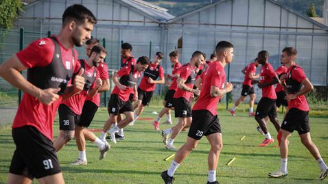 ЦСКА тренира двуразово преди първата контрола