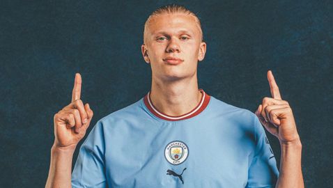  Холанд дебютира с гол за Манчестър Сити 