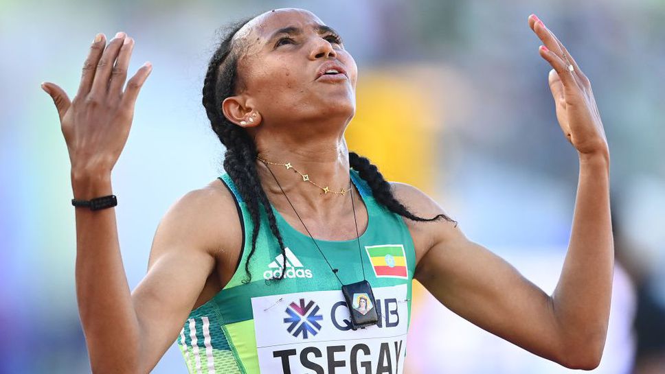 Цегай се пребори за златото на 5000 метра, шампионката от Доха Хасан остана извън подиума
