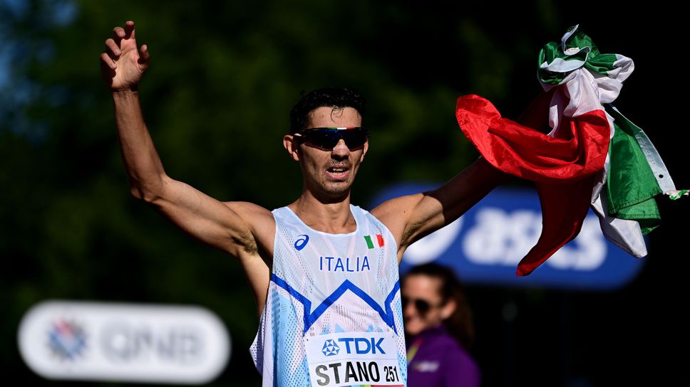 Масимо Стано спечели първи златен медал за Италия на Световното първенство по лека атлетика