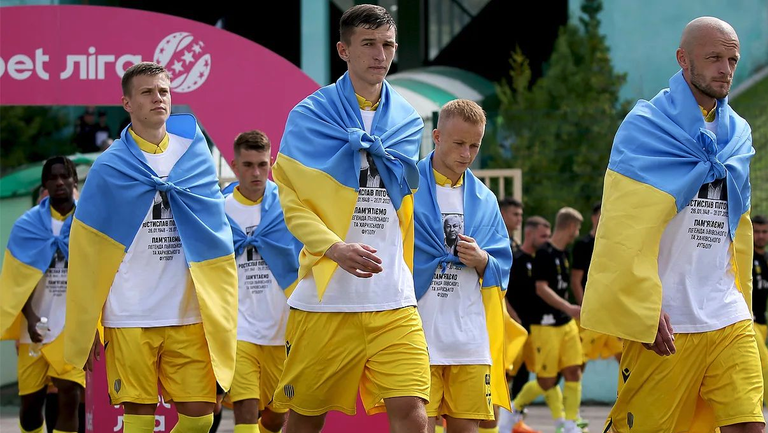 За първи път в историята на украинския футбол мач от
