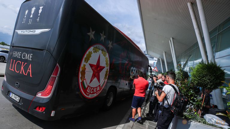 Отборът и делегацията на ЦСКА София вече са в Базел Швейцария