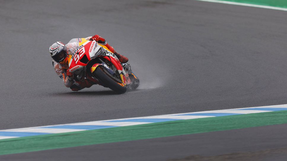 Марк Маркес прекъсна 3-годишната си суша и ще потегли първи в Япония