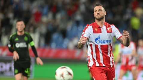 Марко Арнаутович измъкна Цървена звезда срещу Селтик