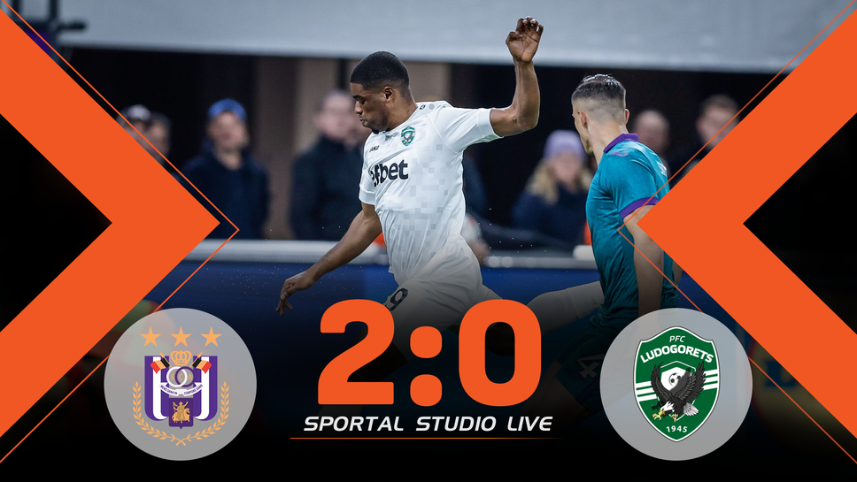 Sportal Studio Live: Десет от Лудогорец не успяха да спрат Андерлехт, отмениха гол на "орлите" в края на мача