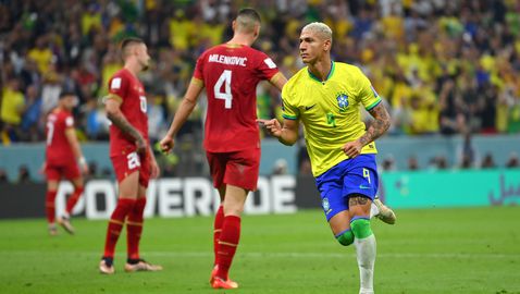  Ричарлисон блесна за нов триумф на Бразилия над Сърбия 