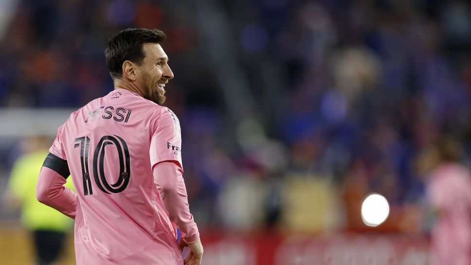 Нападателят на Интер МаямиЛионел Меси постави исторически рекорд 38 годишният аржентинец