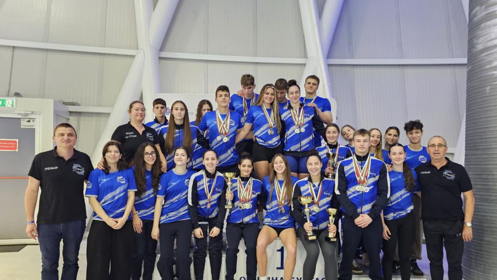 “Спринт София” спечели отборната титла на Държавното по плуване