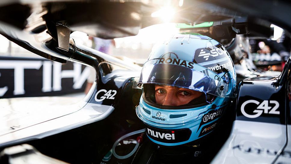 Британският пилот на Мерцедес Джордж Ръсел заяви че има талант