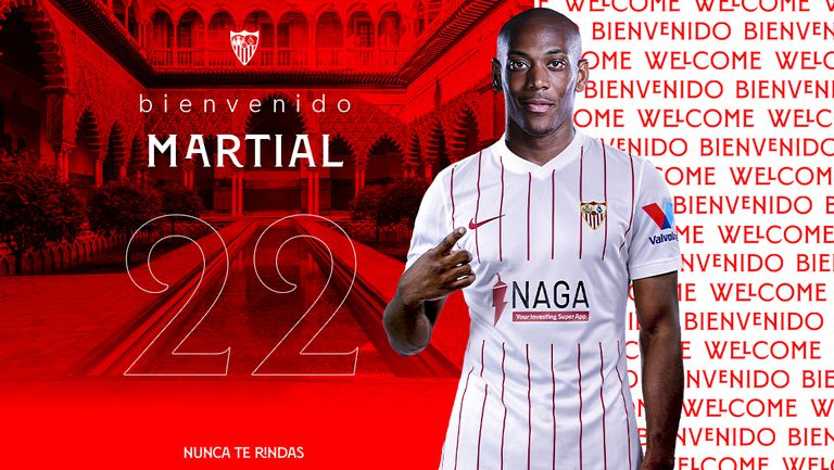 Официално: Марсиал е футболист на Севиля