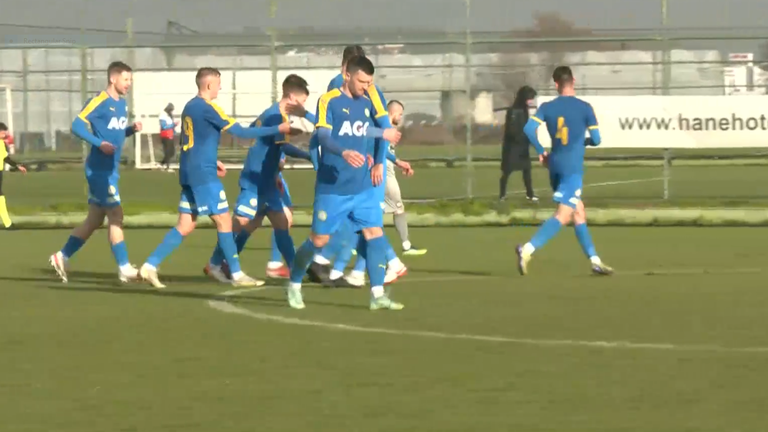 Якуб Хора направи резултата 2:1 за Теплице