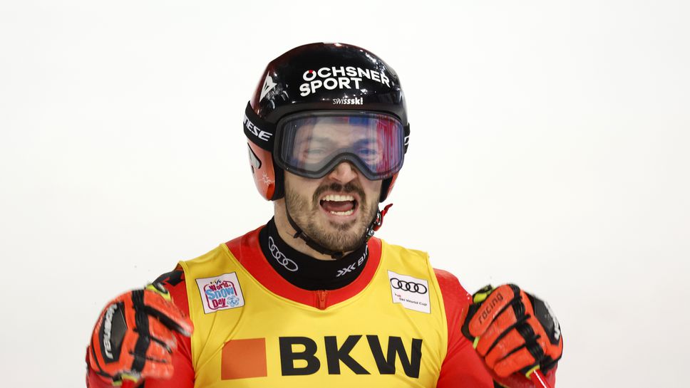 Двоен швейцарски триумф в историческия нощен гигантски слалом в Шладминг