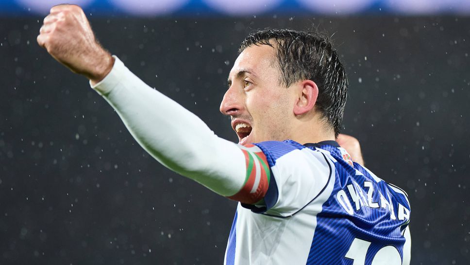 Реал Сосиедад спря серията на Селта с човек по-малко и шоу на Оярсабал