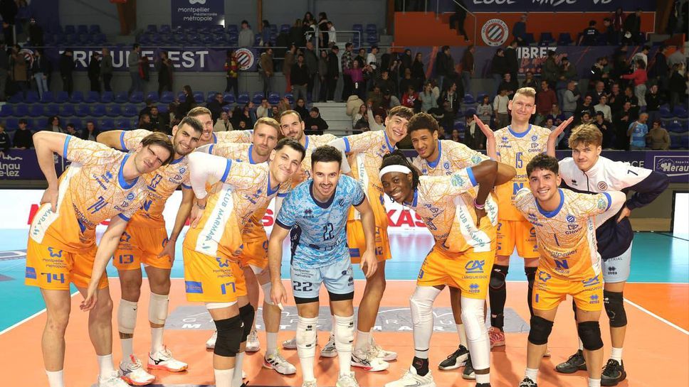 Българският волейболист Николай Къртев и неговият отбор Монпелие победиха Аячо