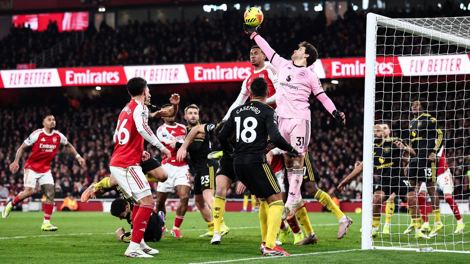 Арсенал 1:2 Ман Юнайтед, пълен обрат след гол на Доргу