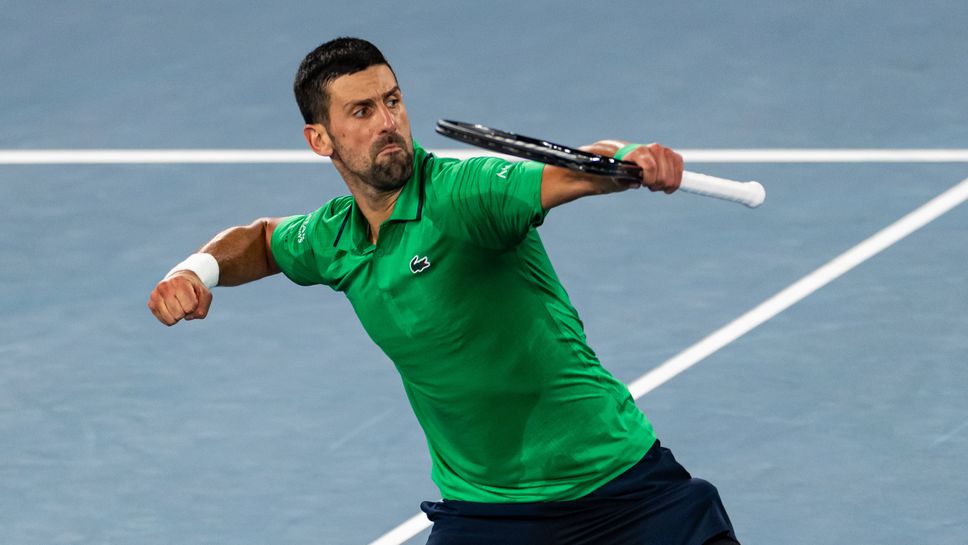 Новак Джокович беше изключително нервен в мача от третия кръг