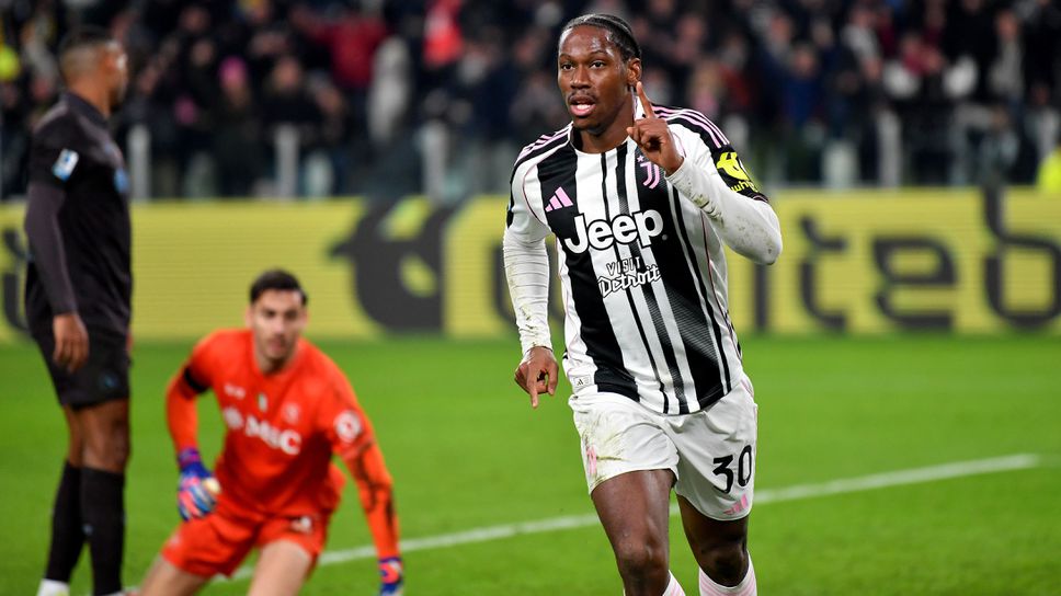 На почивката: Ювентус 1:0 Наполи