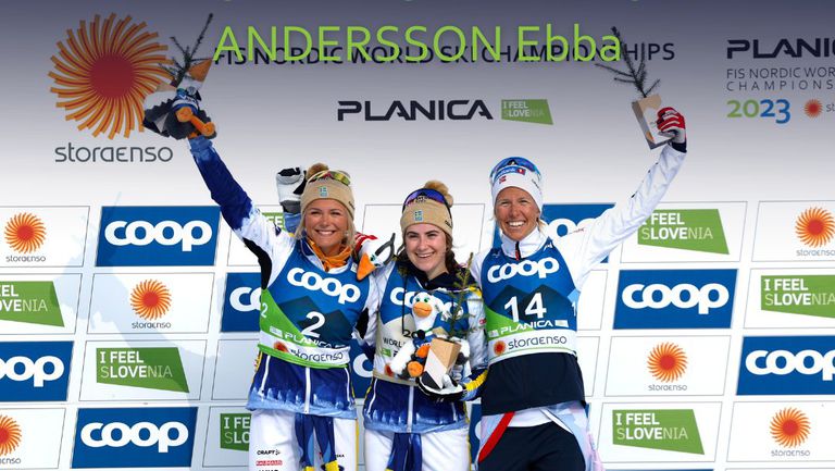 Шведката Ебба Андерсон спечели златния медал в скиатлона жени на
