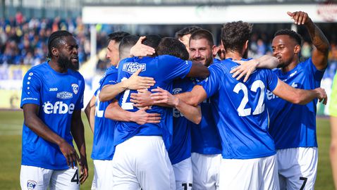  Спартак (Вн) устиска успеха против Ботев (Вр) и продължава да мечтае за оцеляване 