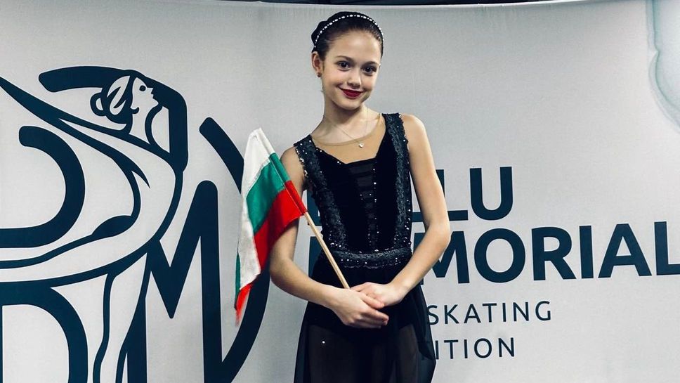 Младата българска фигуристка Мая Димитрова с отличен сезон и 7 от 7
