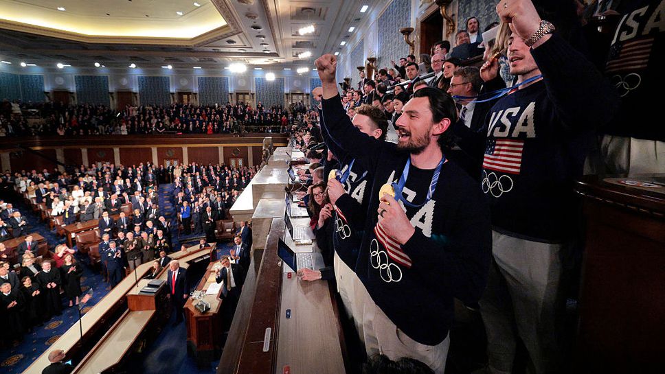 Тръмп посрещна американските хокейни герои