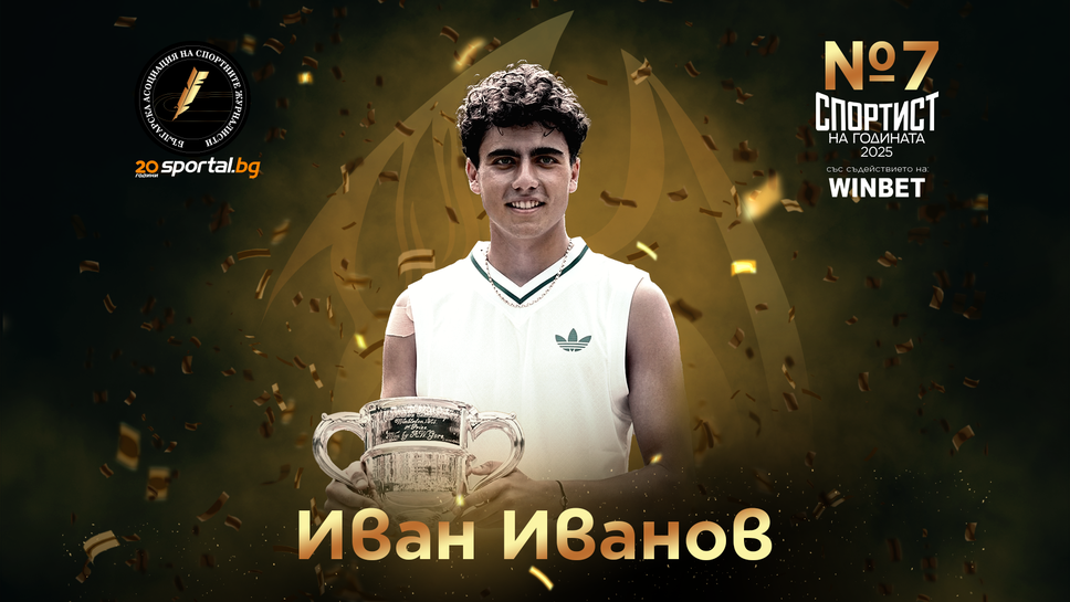 Церемония "Спортист на годината 2025" в Sportal.bg:  Иван Иванов е №7