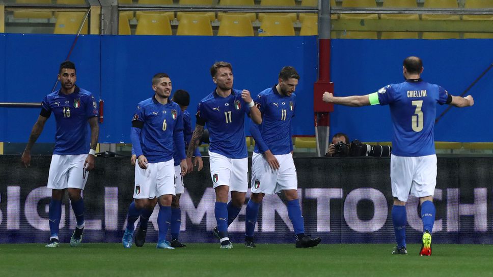 Италия продължи победната серия преди гостуването в София (видео)