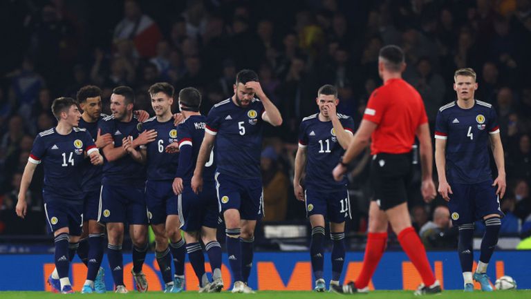 Мачът между Шотландия и Украйна от 1/2-финалните плейофи за достигане