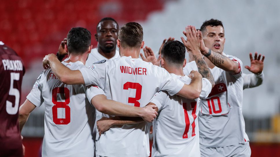 В очакване на изхвърлянето на беларусите Швейцария ги унижи с пет гола