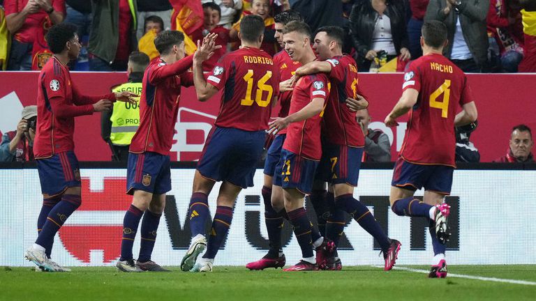 На полувремето: Испания 1:0 Норвегия