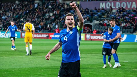  Естония взе първа победа след голеада в Кишинев, състезател на Ботев (Пд) с цялостен мач 