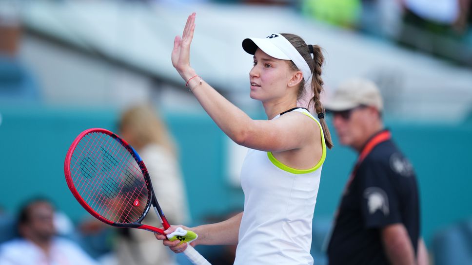 Рибакина надви Пегула за място на полуфиналите в Маями