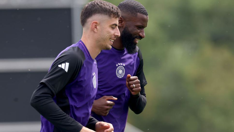 Добри новини за Нагелсман: Хавертц и Рюдигер се завърнаха към отборните тренировки