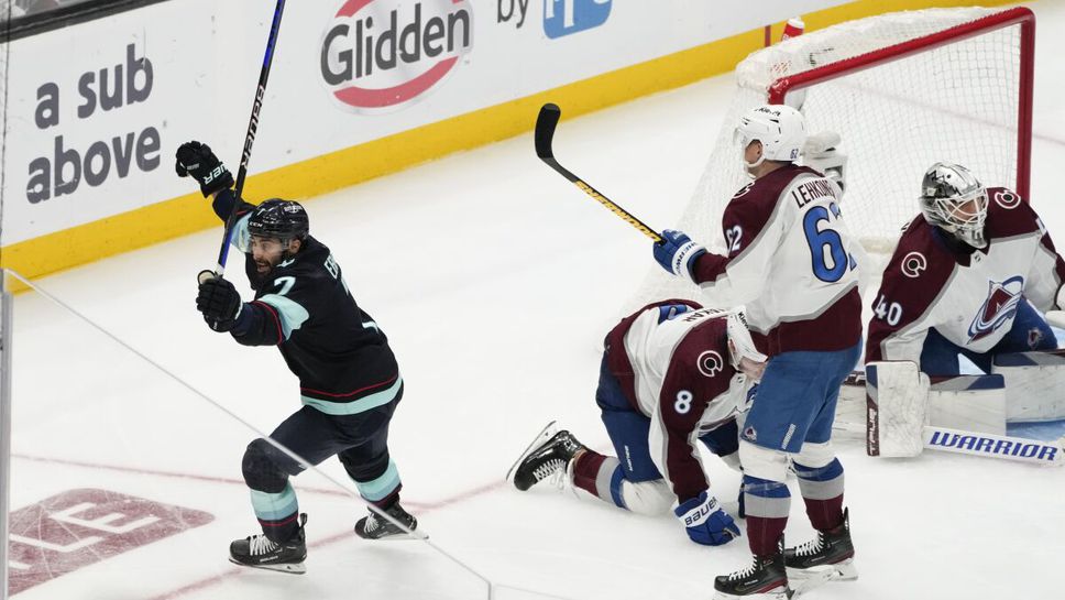 Сиатъл победи шампиона Колорадо след продължение и изравни серията