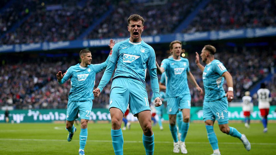 Хофенхайм нанесе трето поредно поражение на Хамбургер и отново мечтае за ШЛ